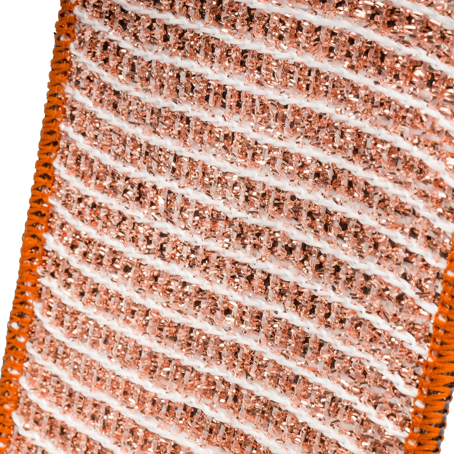 Redecker 2-Ply Woven Copper Scrubbing Cloth & Microfiber Cleaning Wipe – Dual-Surface, Non-Scratch