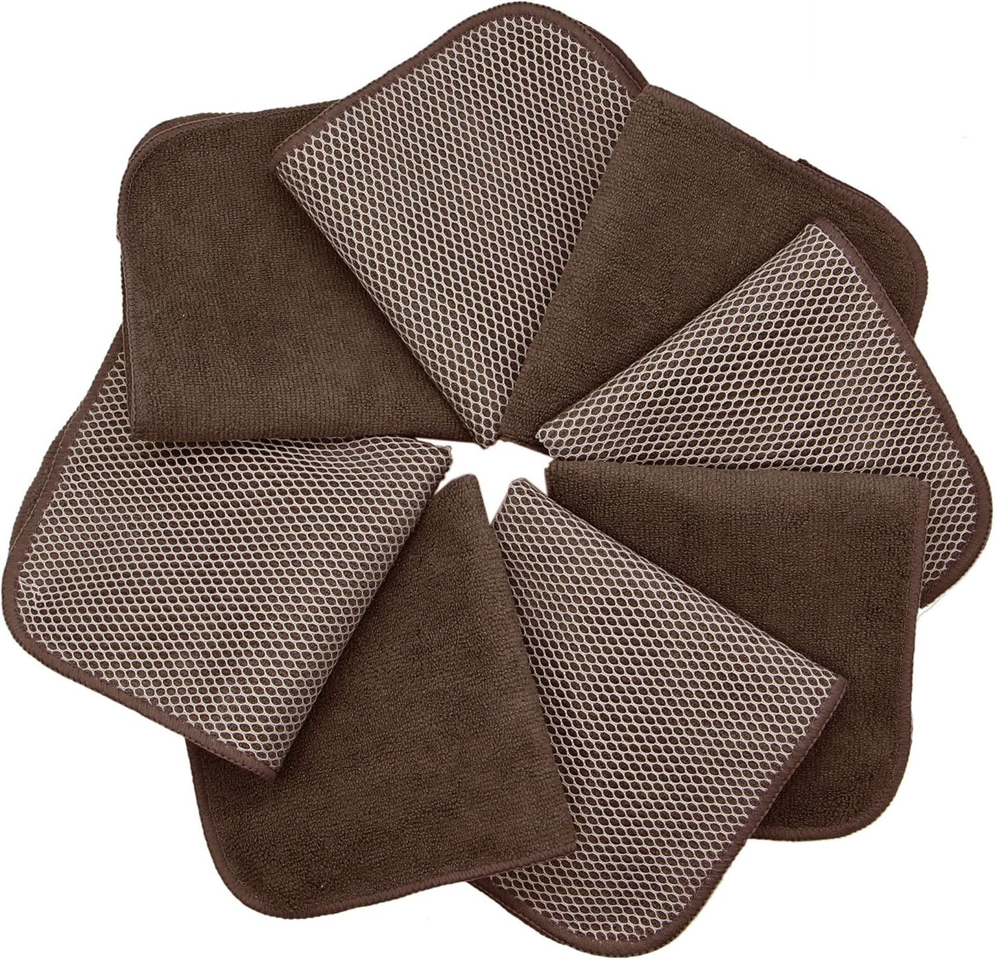 Microfiber Dish Cloths Fast Drying Kitchen Cleaning Cloth Dish Rags Dust Cloths Ultra Absorbent