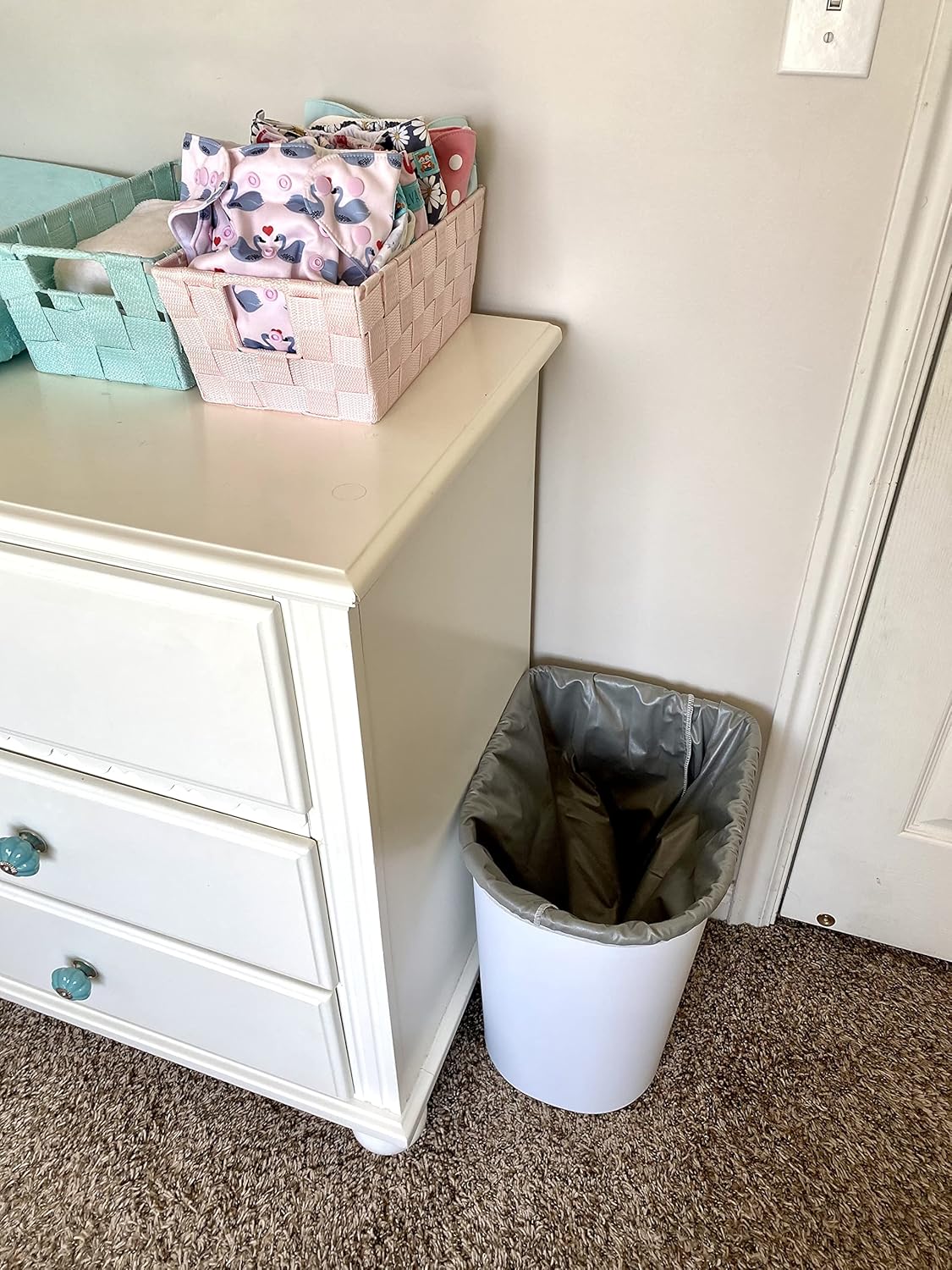 ALVABABY Reusable Diaper Pail Liner for Cloth Diaper,Rubbish Bag,Laundry,Kitchen Garbage Cans
