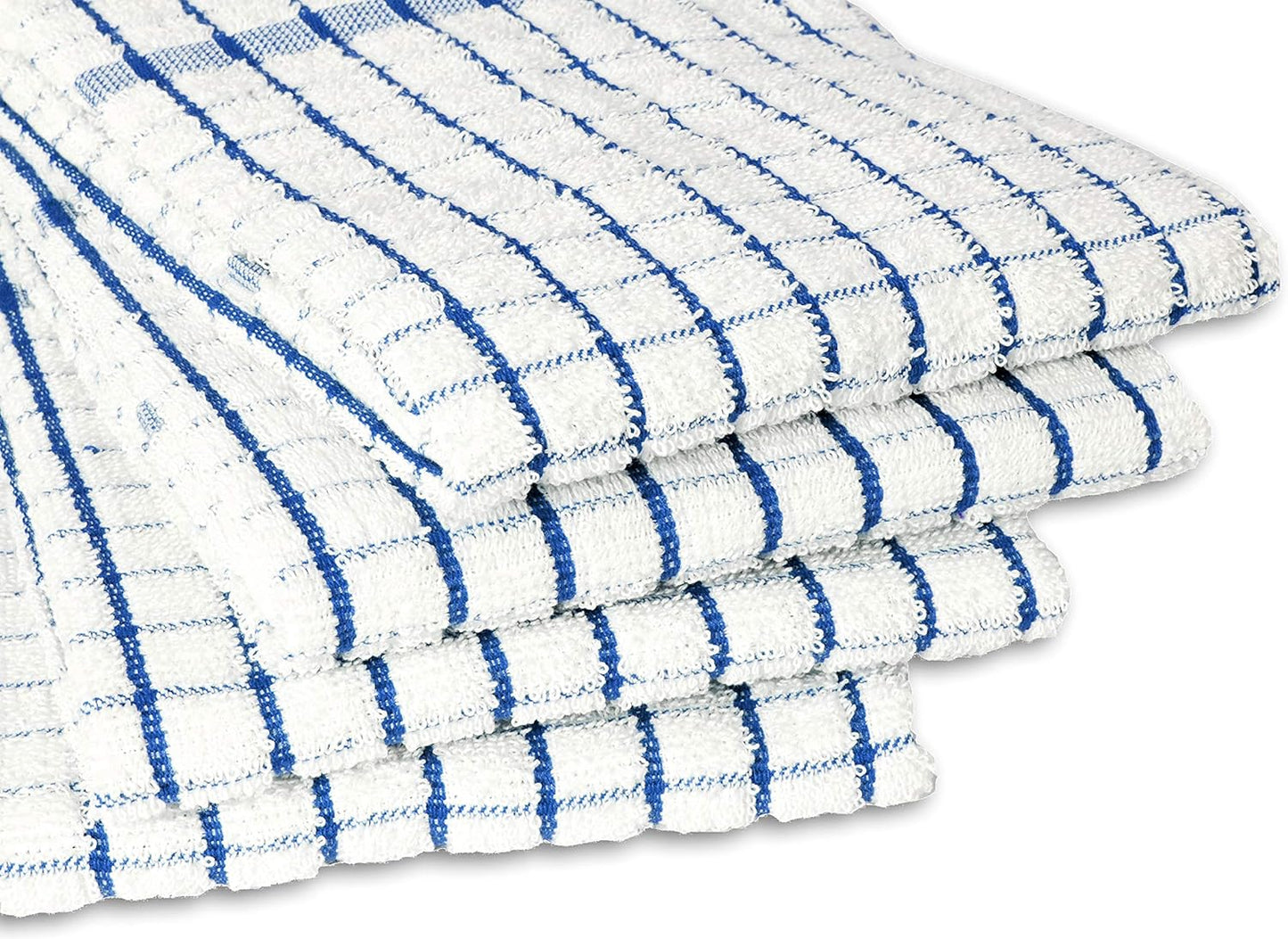 AMOUR INFINI Terry Dish Towels Pack of 4 Highly Absorbent Quick Dry Super Soft 20x28 Inch Kitchen