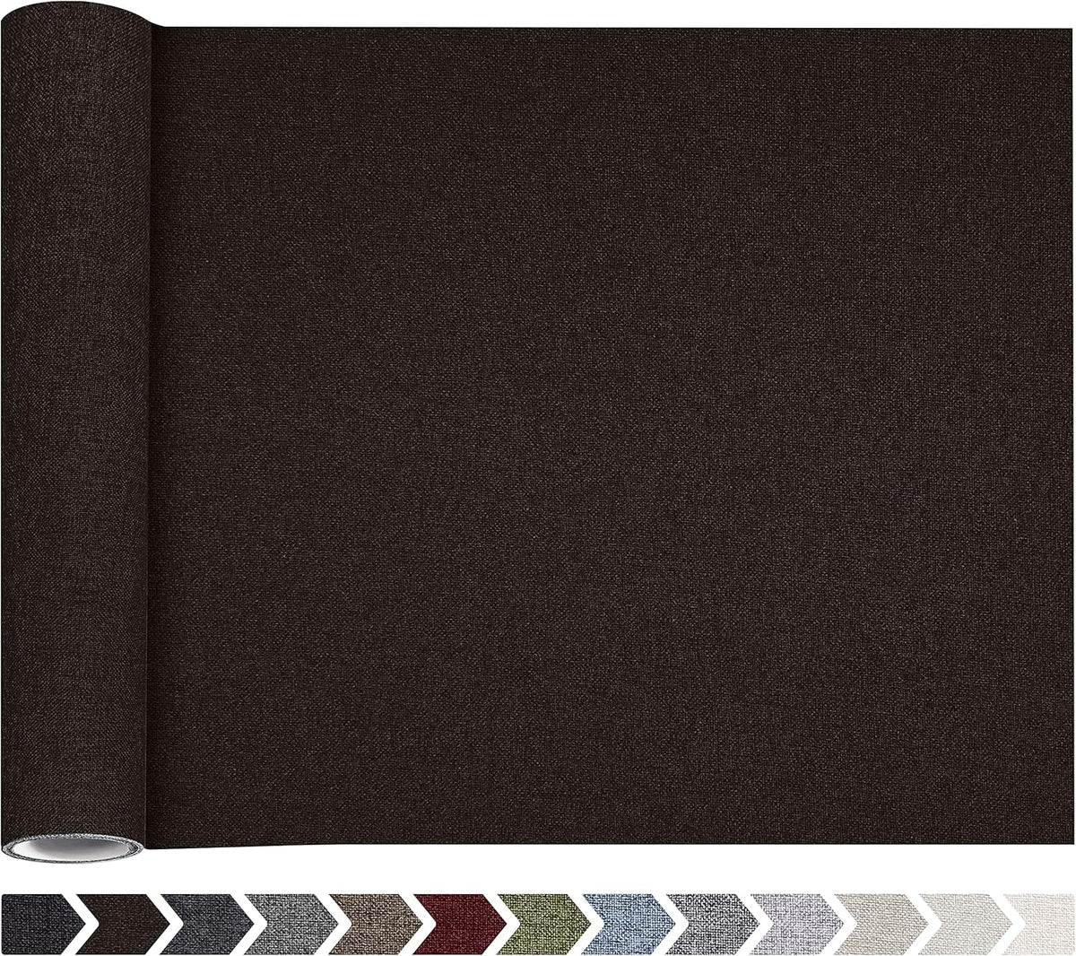 Fine Linen Repair Patches, Self-Adhesive Linen Fabric Patches, 12X40 inch Extra Size, Multi Color