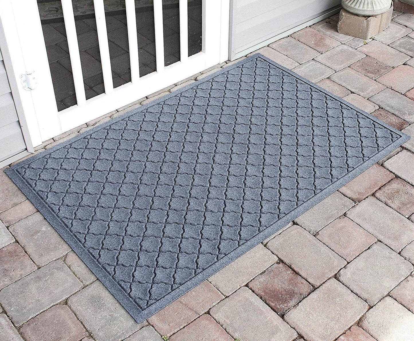 WaterHog Heavy Duty Doorway Mat, 4' x 6', Made in USA, Durable & Skid-Resistant Entryway Mat