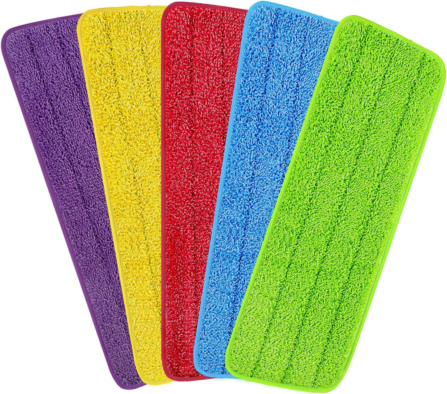 16.5 inch Reusable Mop Pads Microfiber Spray Mop Replacement Heads for Wet/Dry Mops Compatible with