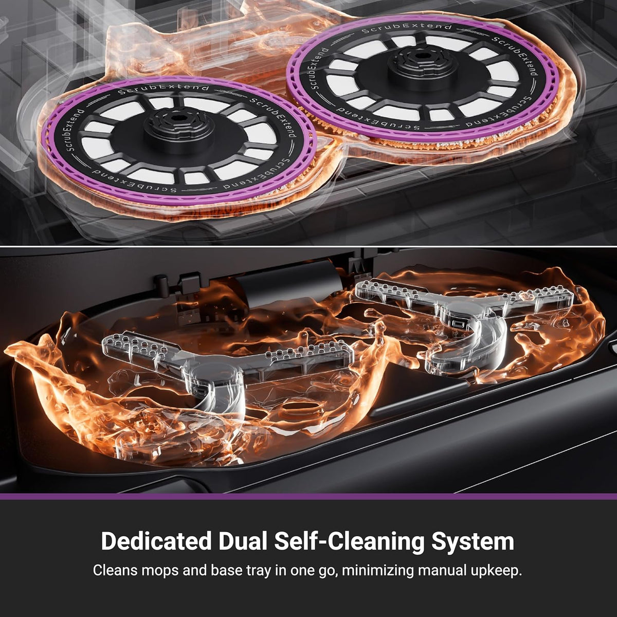 Eureka J15 Max Ultra Self-Emptying Robot Vacuum Combo All-in-one, 22,000 Pa Suction 176℉ Hot Water