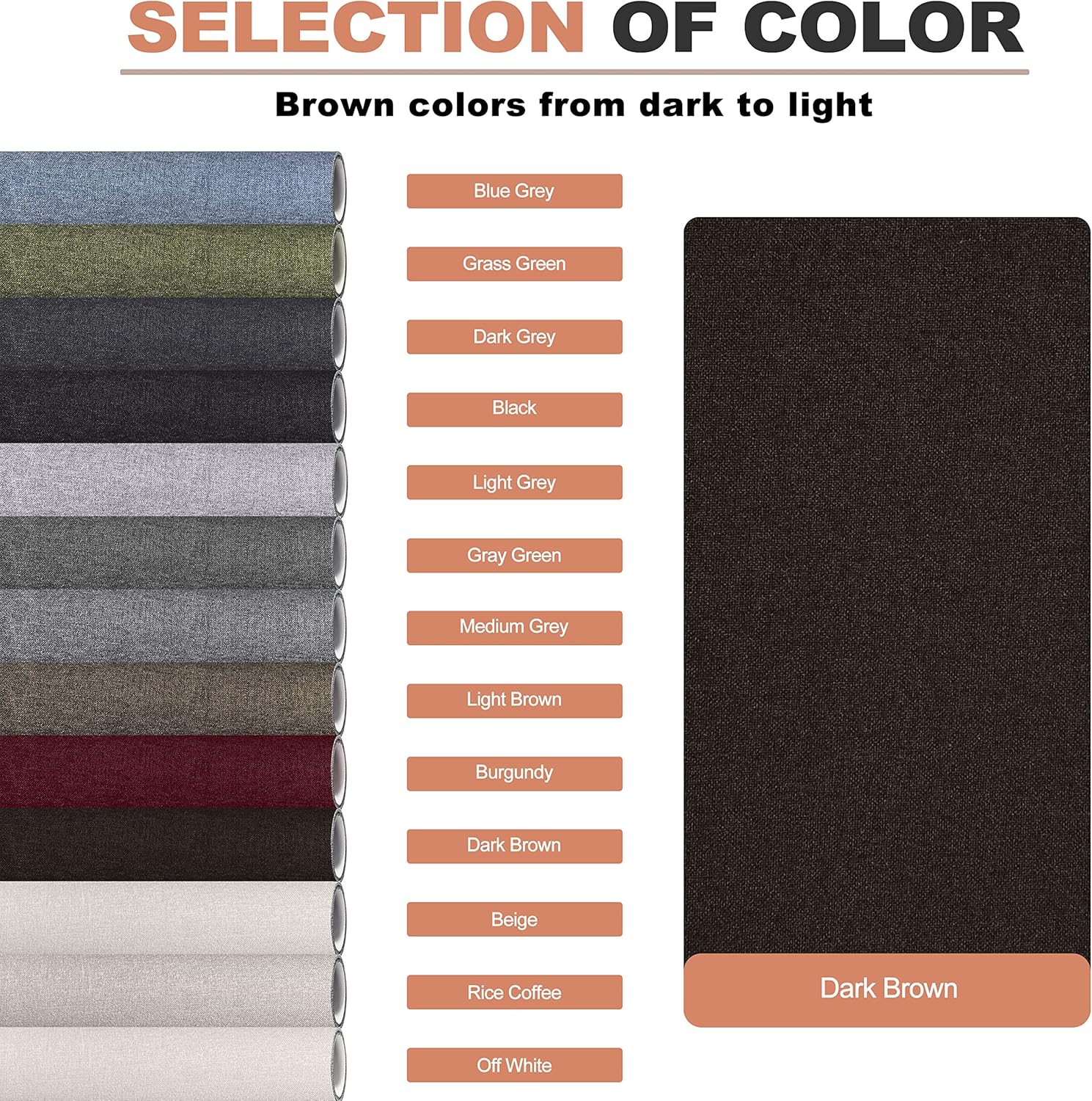 Fine Linen Repair Patches, Self-Adhesive Linen Fabric Patches, 12X40 inch Extra Size, Multi Color