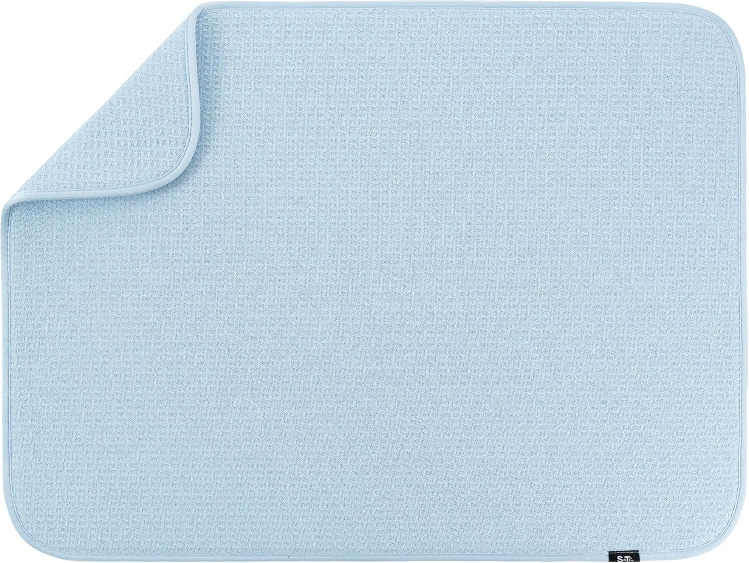 S&T INC. Dish Drying Mat XL, 18” x 24”, Absorbent Microfiber Kitchen Counter Mat, Dish Drying Pad