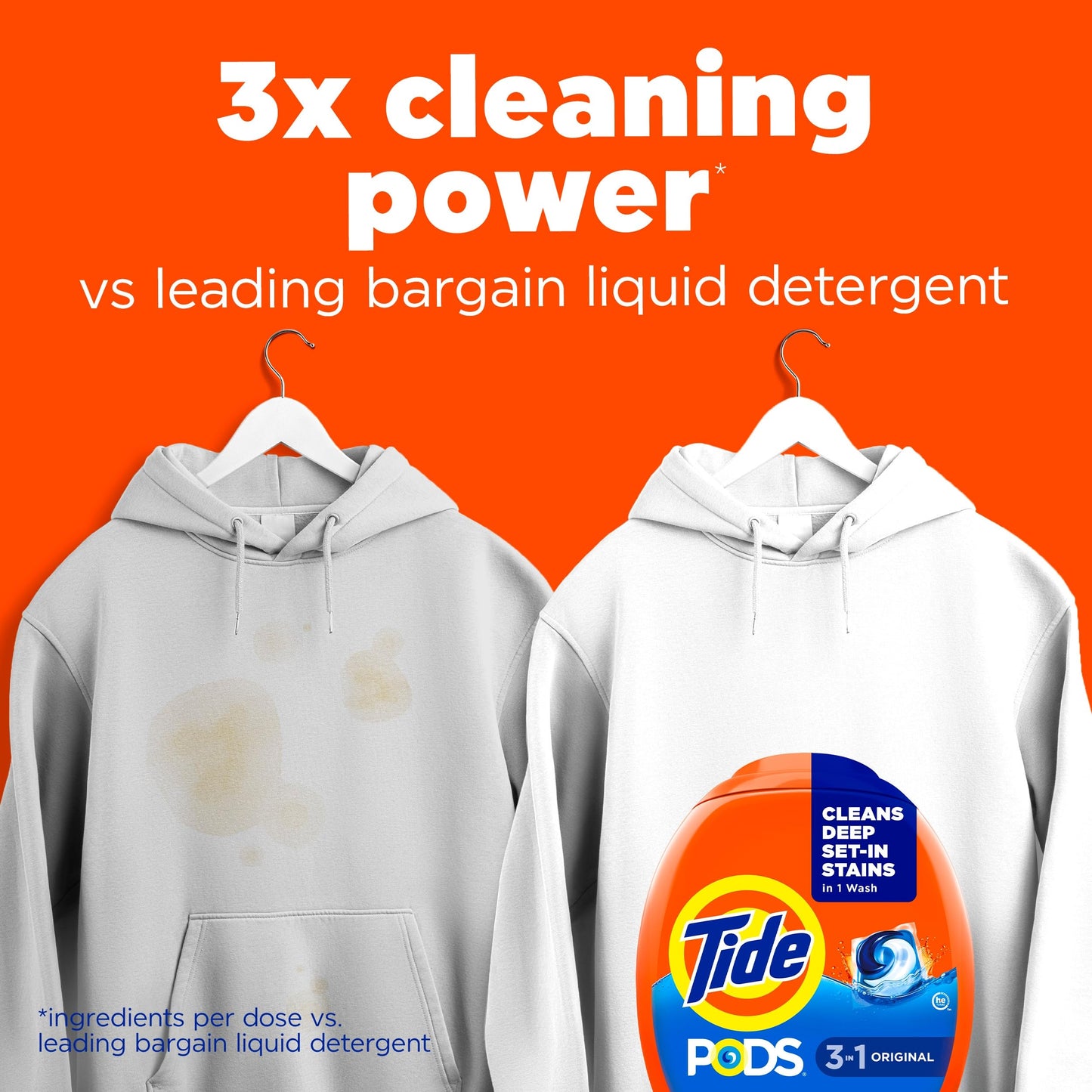 Tide PODS laundry detergent pacs, Color Protector, 42 Count, Original Scent – view 2