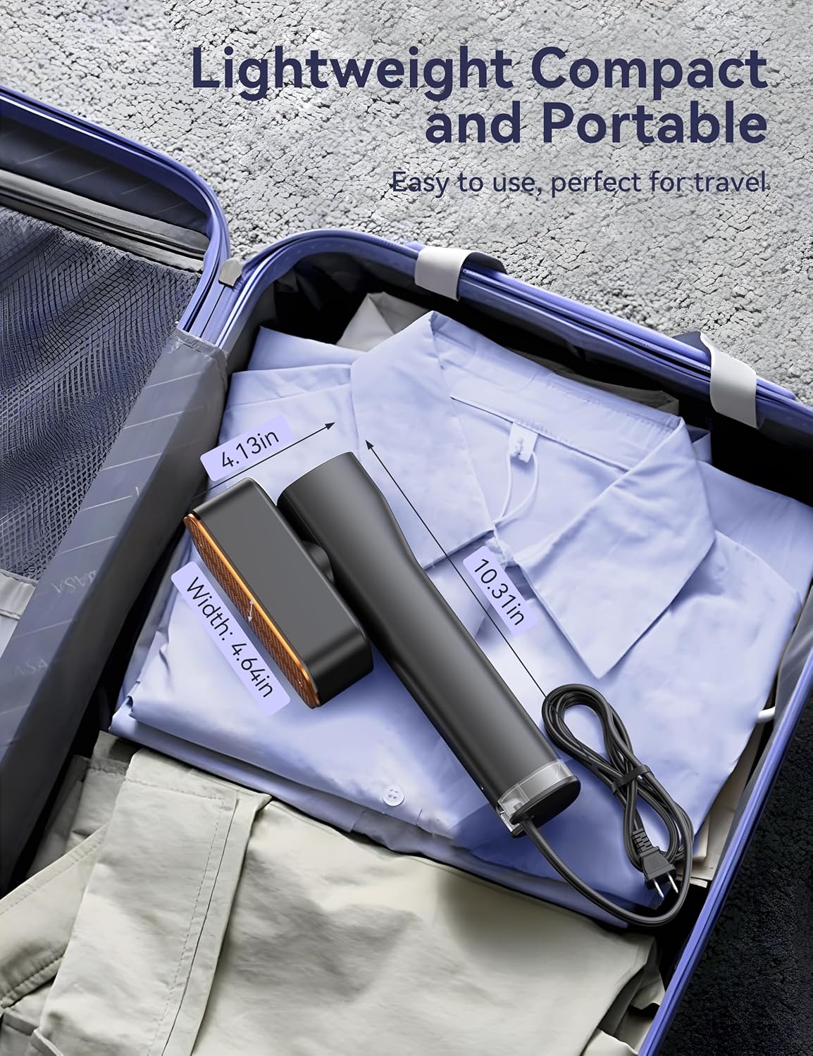 Steamer for Clothes, Sundu Portable 2-in-1 Steamer & Iron, 15s Fast Heat-up, 100ml Water Tank