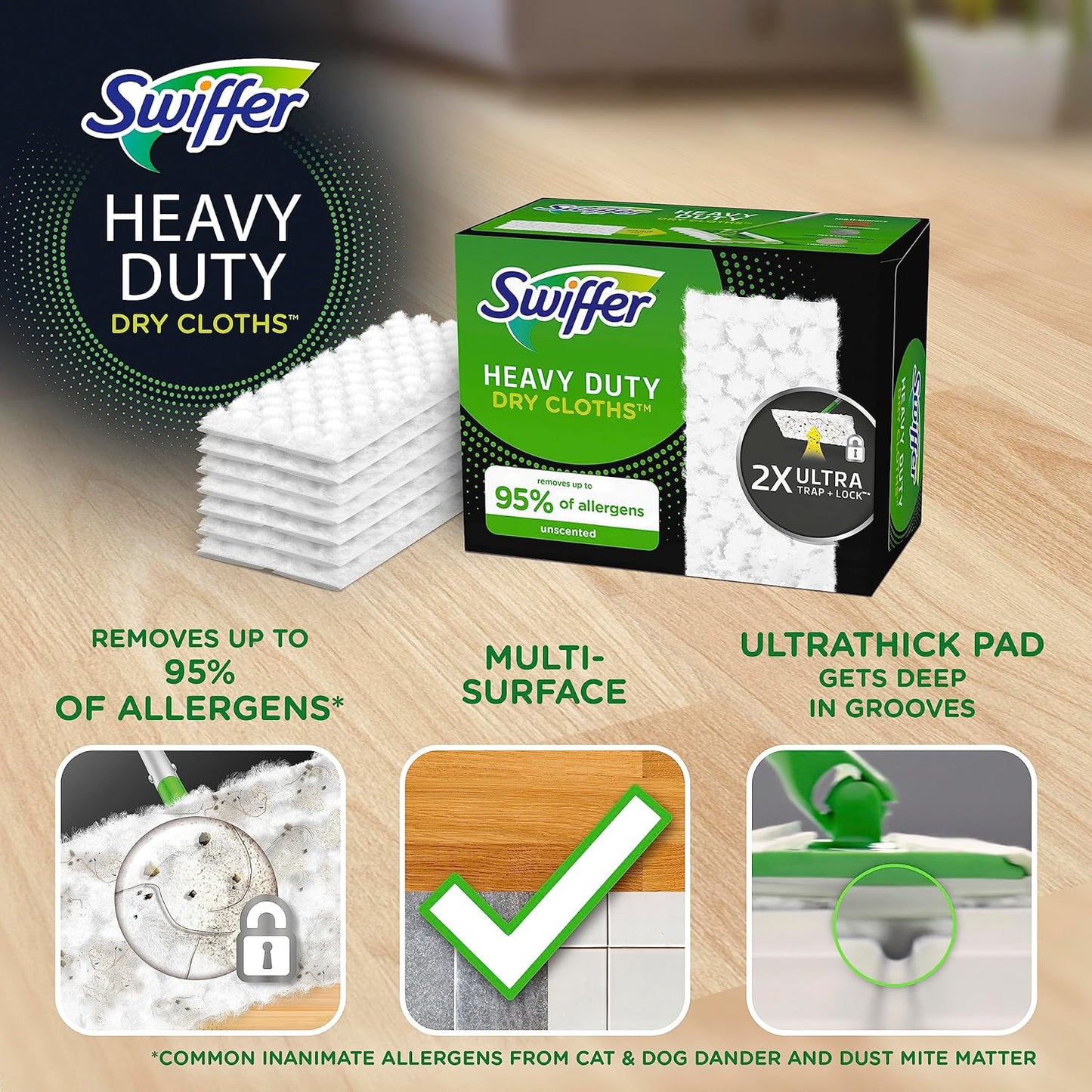 Swiffer Sweeper Mop Pad Refills for Floor Mopping and Cleaning, 20 Count – view 3