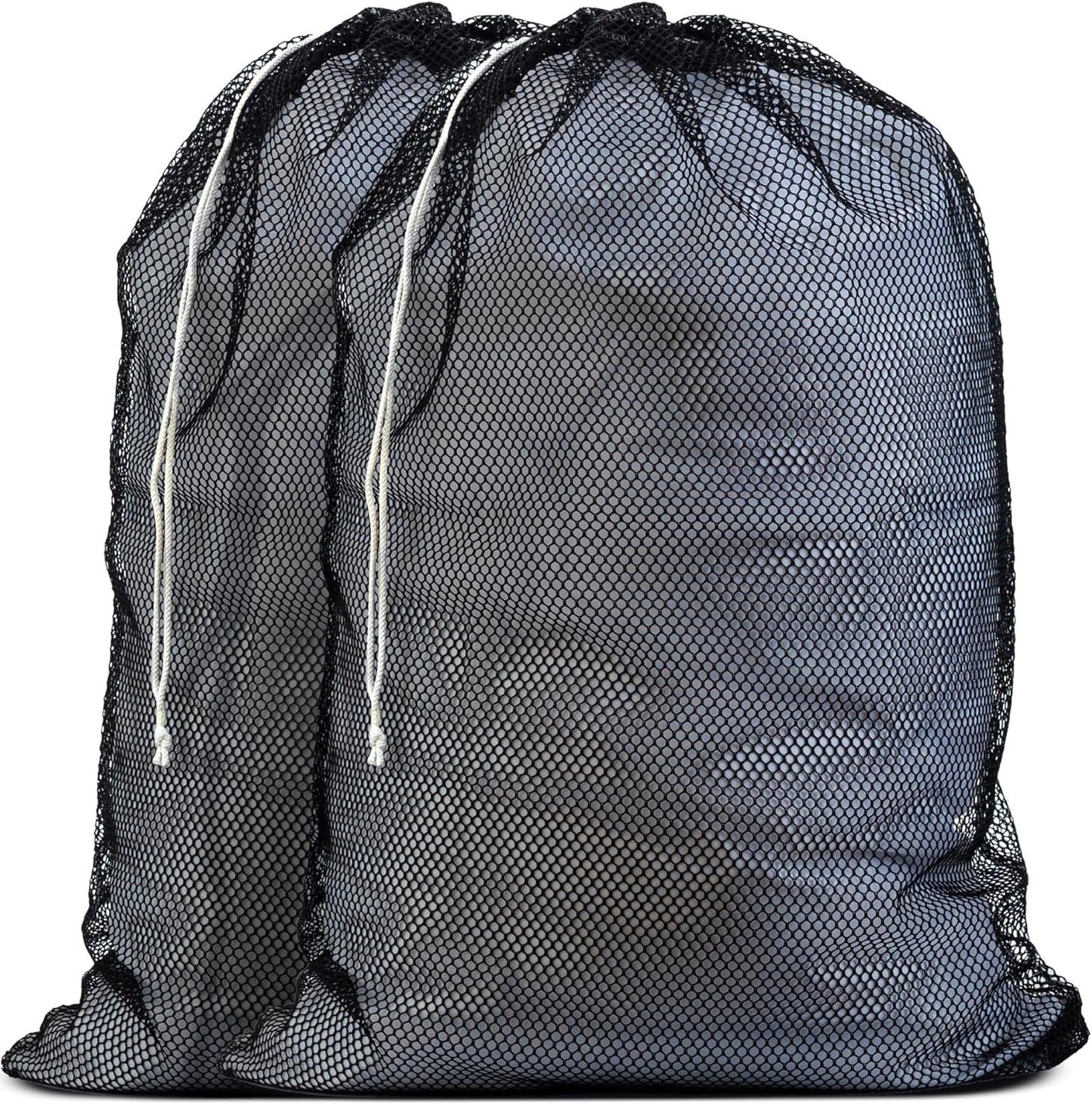 Handy Laundry Mesh XL Laundry Bags - Pack of 2 - Large 24" x 36" - Durable, Machine Washable with