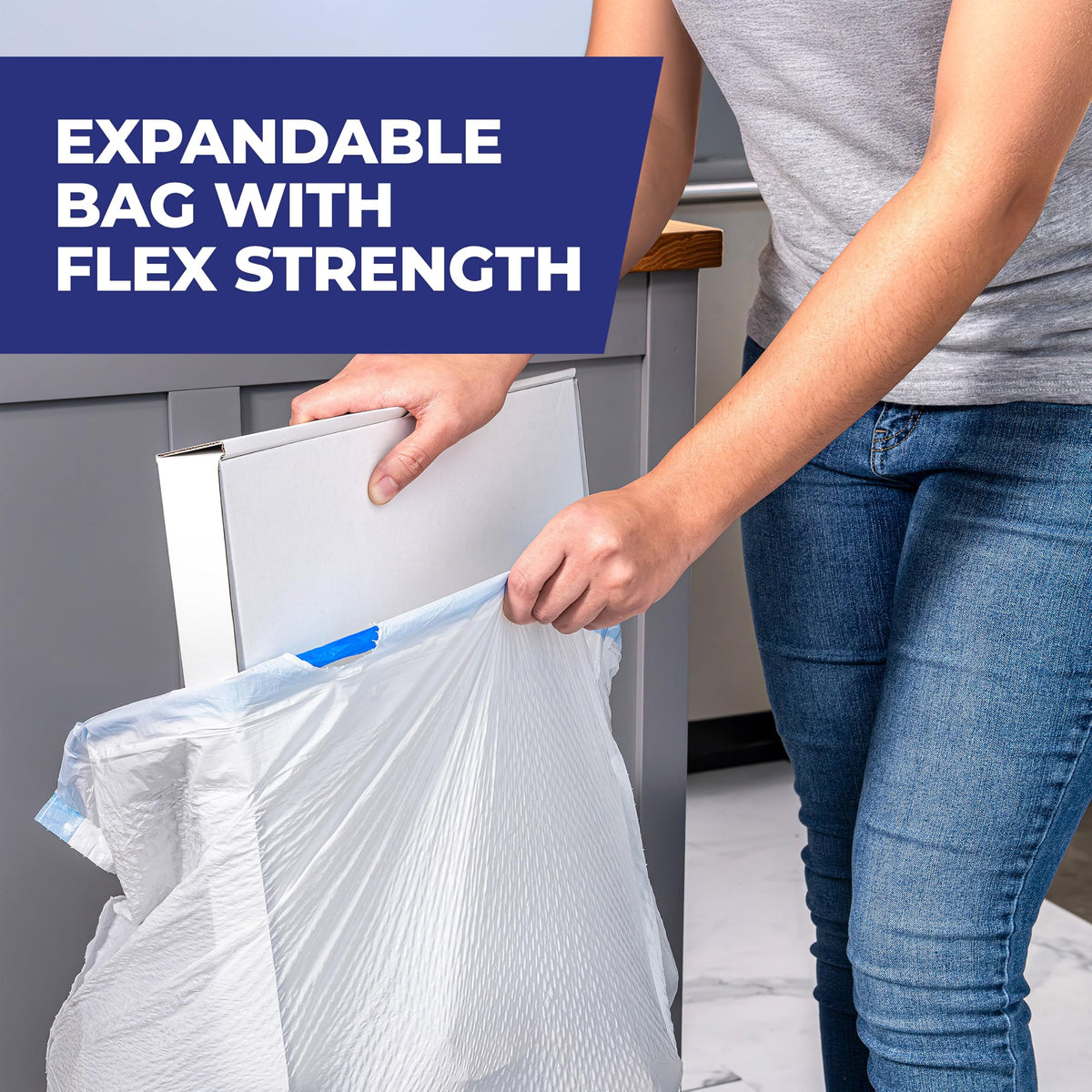 Hefty Ultra Strong 13 Gal Kitchen Trash Bags, Lavender Vanilla, 110ct