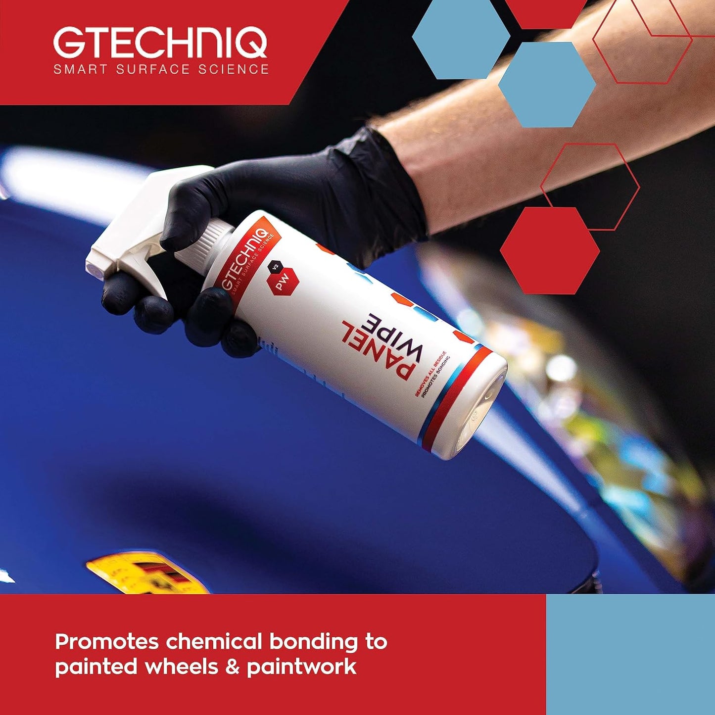 Gtechniq Panel Wipe for Car Cleaning, Pre-Sealant Car Cleaner for Polish Residue, Fragrance-Free