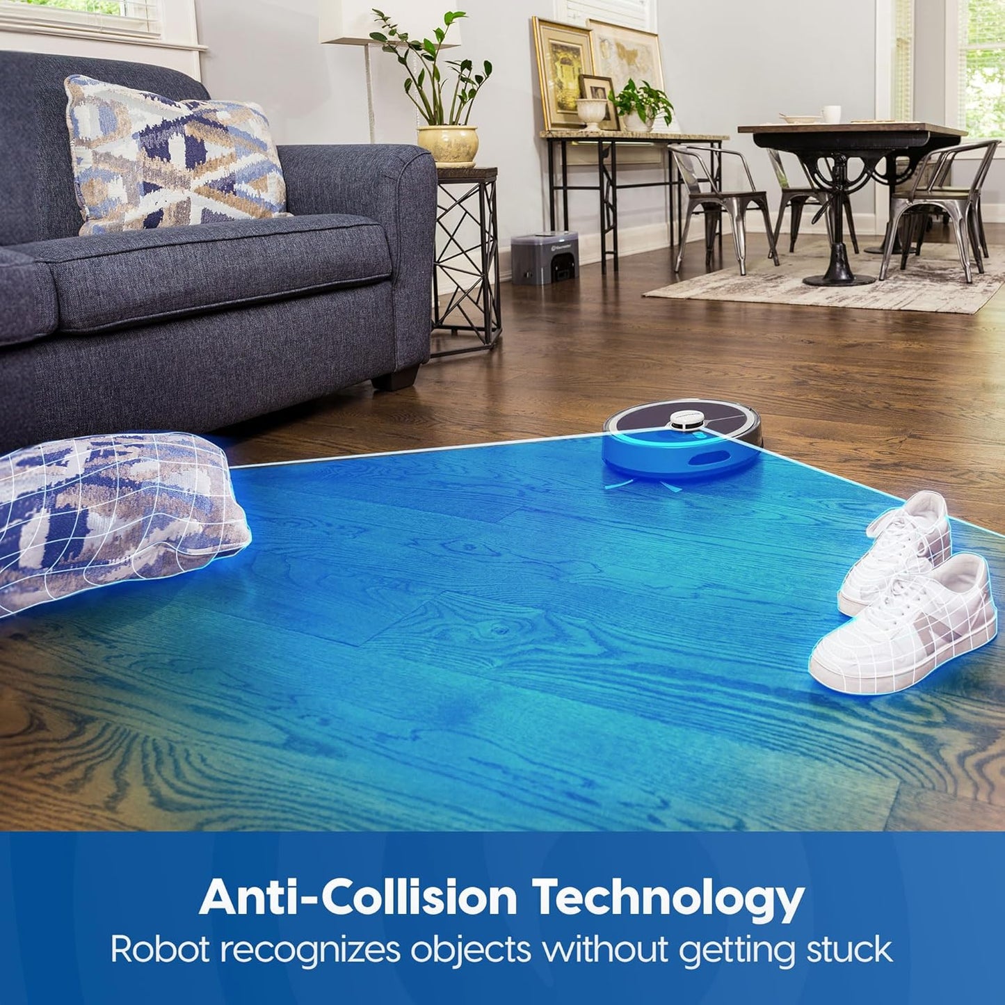 Vacmaster V10i 3-in-1 Robot Vacuum and Mop Combo with Self-Empty Station for 45 Days, LiDAR