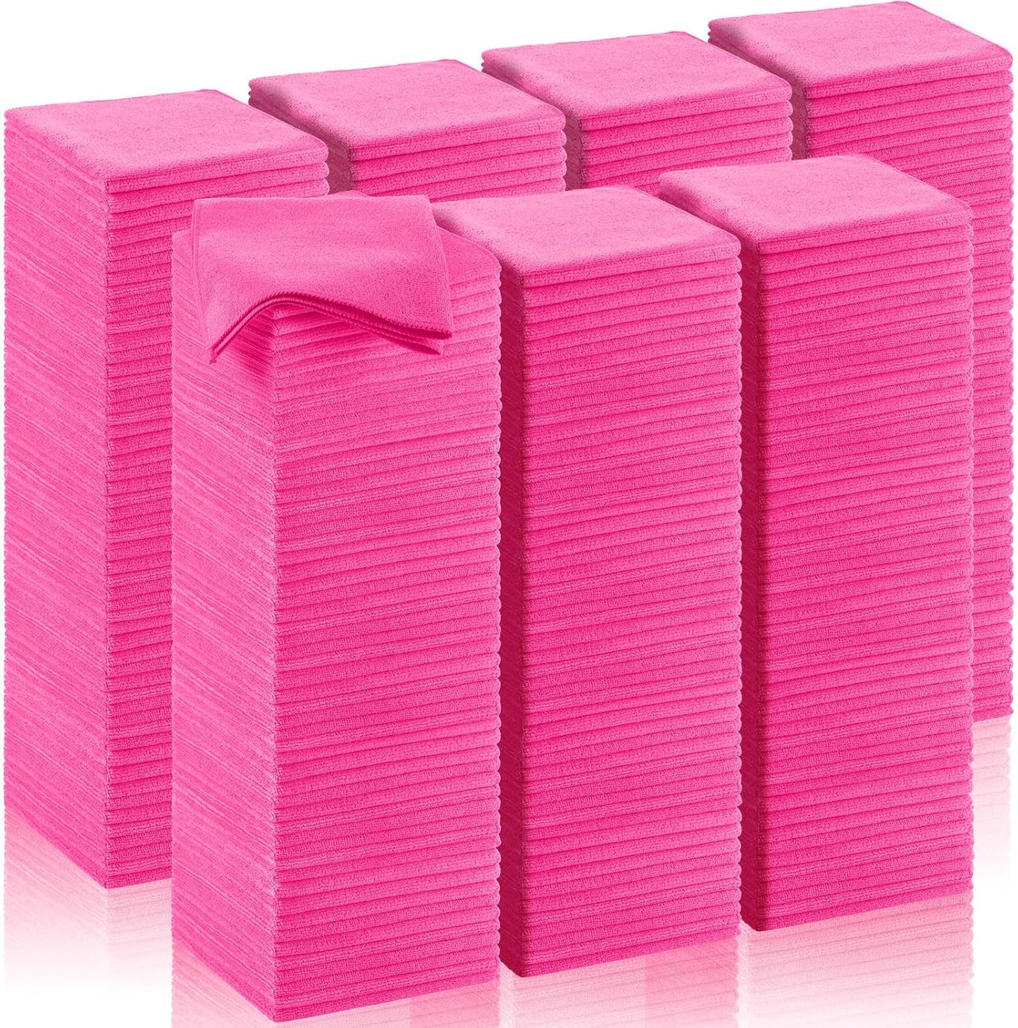 200 Pcs Microfiber Cleaning Cloth 16x16 Inch Microfiber Towels for Car Ultra Absorbent Cleaning