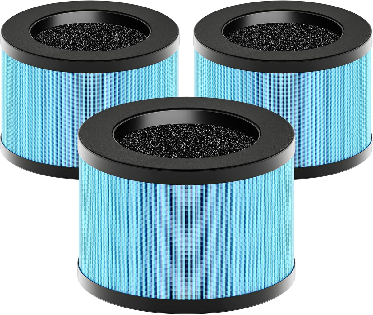 MK01 & MK06 True HEPA Filter Replacement Compatible with Aroeve MK01, MK06, ToLife TZ-K1 and Kloudi