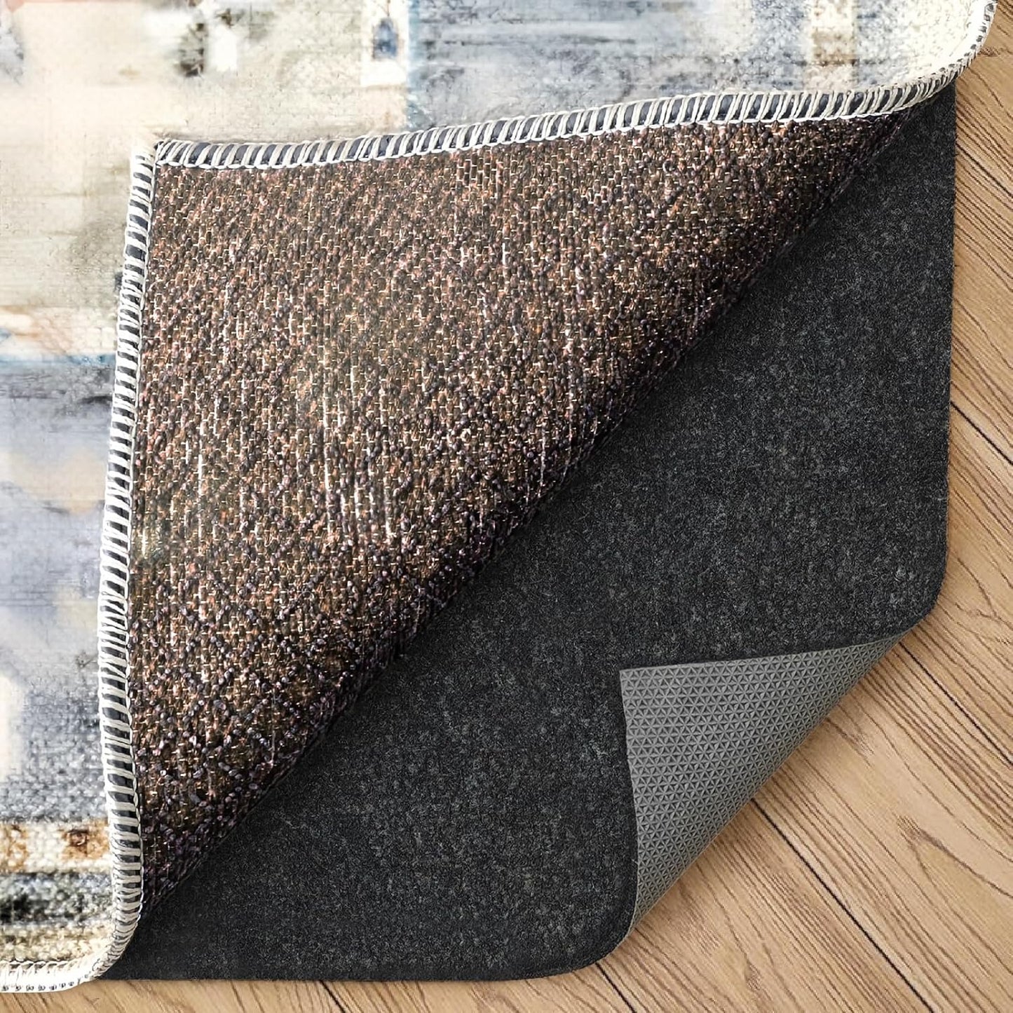 Felt Rug Pad, 2 x 10 Ft Rubber Non-Slip Rug Pad Gripper, Keep Rugs Secure and in Place, Extra