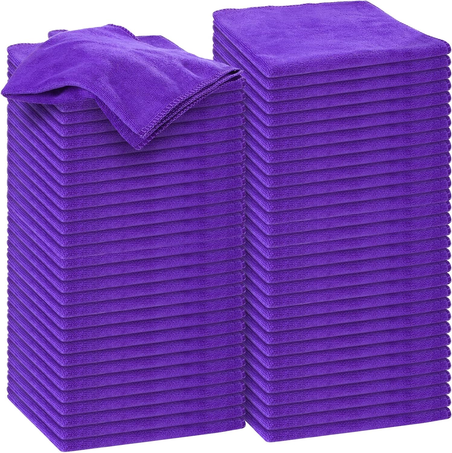 Nuenen Microfiber Cleaning Cloths for Cars 16 x 16 Inch Ultra Absorbent Car Towels Drying Reusable