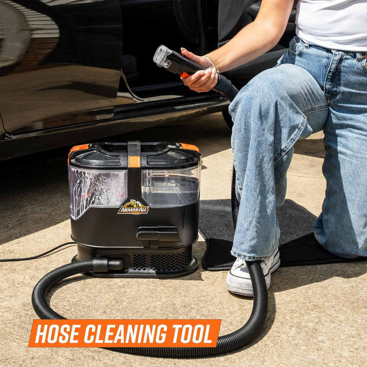 Armor All SCA702 901 7 Amp Portable Spot Cleaner for Car Cleaning, Carpet and Upholstery Stain