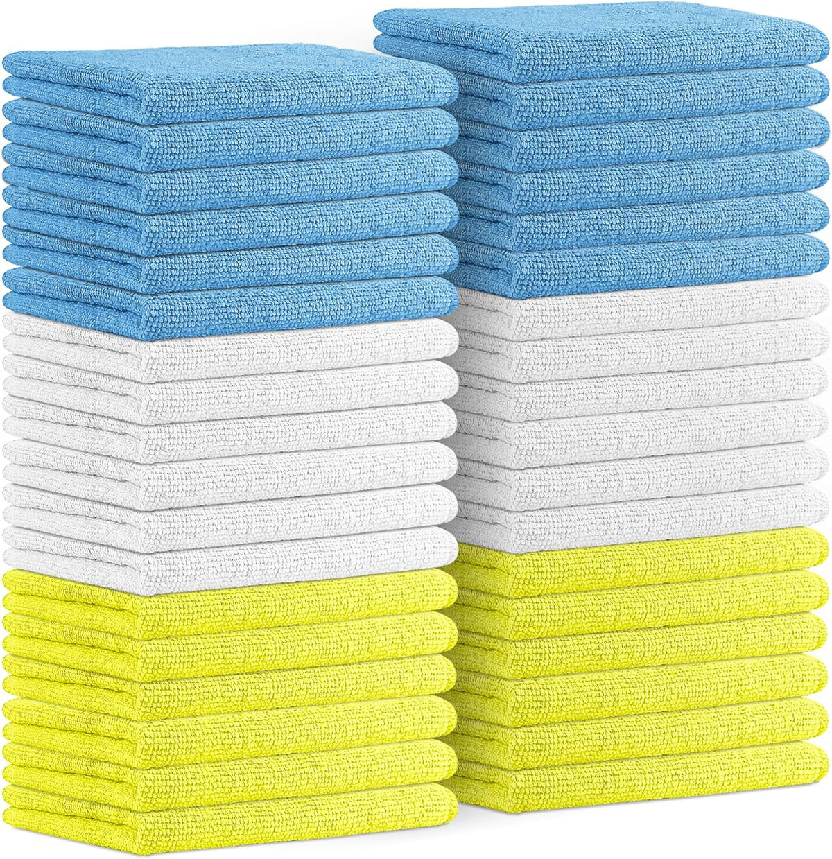 Avalon Towels Microfiber Cleaning Cloths (Value Pack of 36) Size 16" x 16", Highly Absorbent
