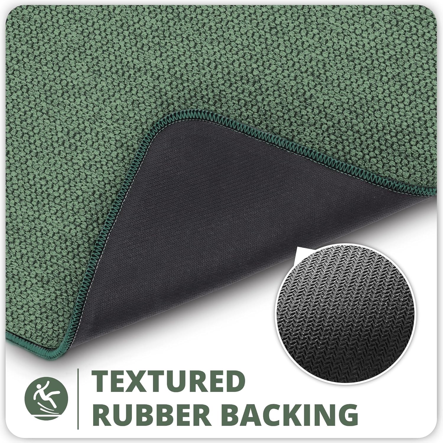 Bath Mat,Ultra Thin Bathroom Rugs,Rubber Bath Mats for Bathroom,No Slip Bath Rugs,Quick Dry,Machine