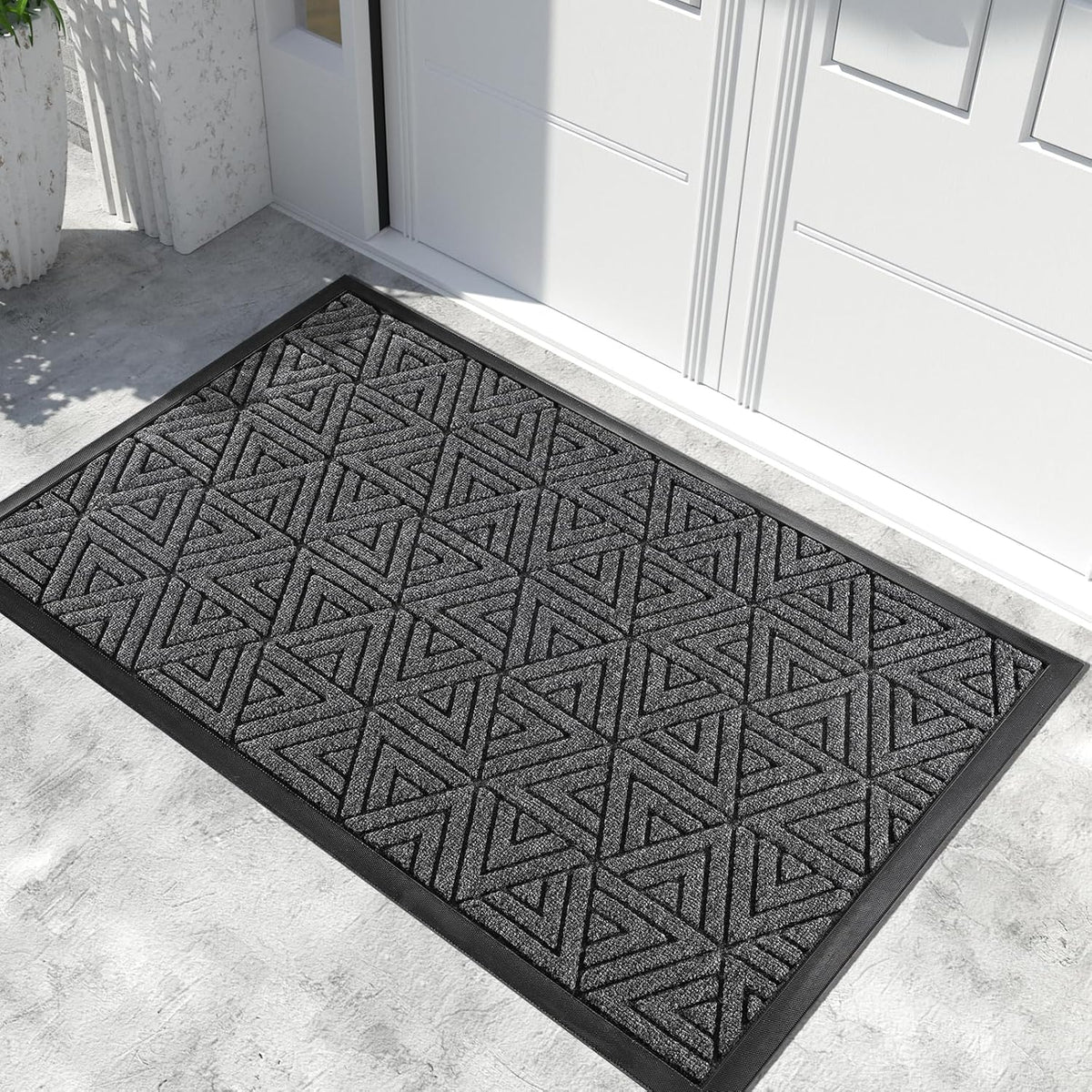 Yimobra Extra Large Door Mat 60x32, All-Weather Waterproof Non-Slip Welcome Matt Outdoor, Heavy
