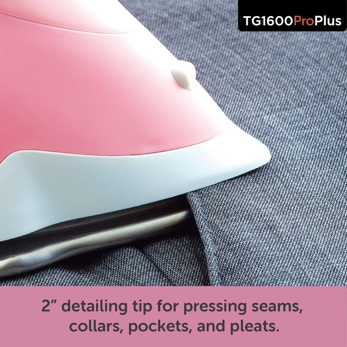 oliso TG1600 ProPlus Smart Iron with Auto-Lift – 1800 Watt Steam Iron for Clothes, Sewing, Quilting