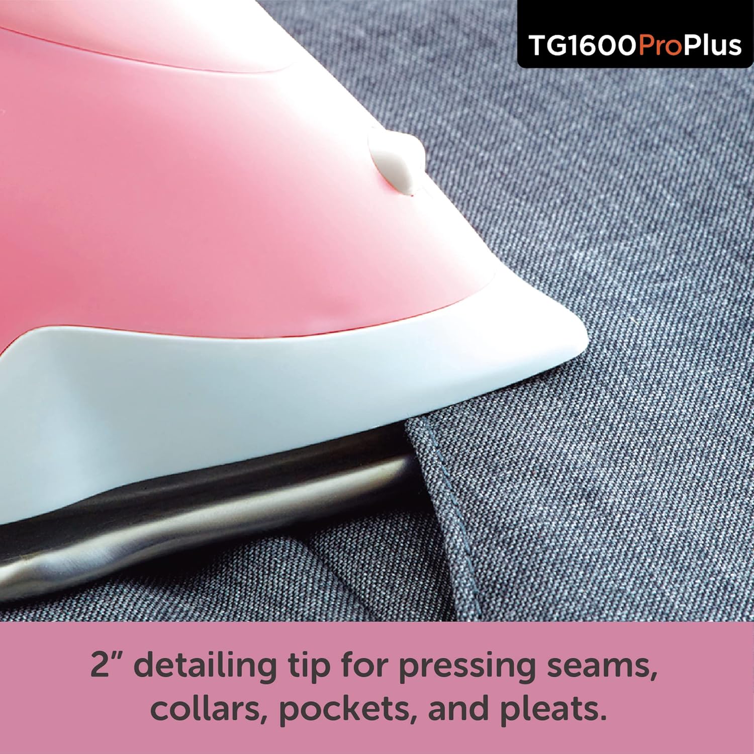 oliso TG1600 ProPlus Smart Iron with Auto-Lift – 1800 Watt Steam Iron for Clothes, Sewing, Quilting