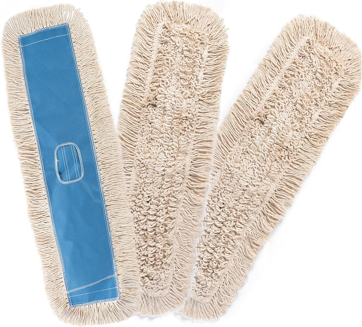 Matthew Cleaning 36'' Industrial Strength Cotton Dust Mop Refill Washable Replacement Heads for