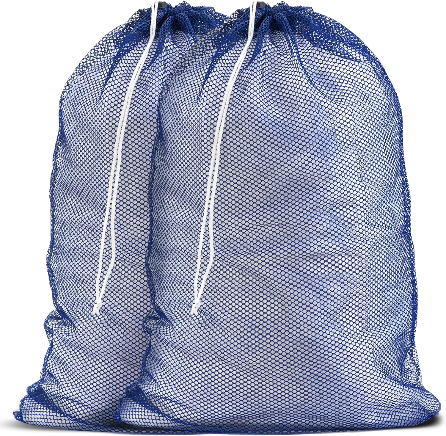 Handy Laundry Mesh XL Laundry Bags - Pack of 2 - Durable, Machine Washable with Secure Drawstring