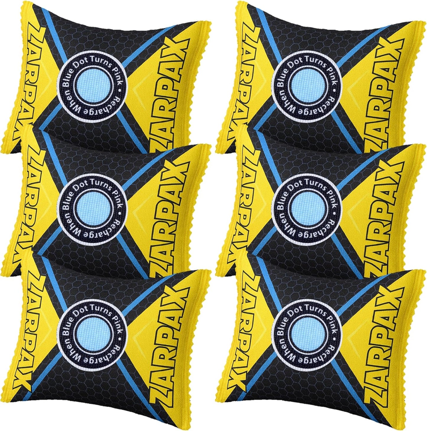 4.4 oz/125g Rechargeable Desiccant Packs Dehumidifier Bag - 6 Pack - Moisture Absorbers For Safes