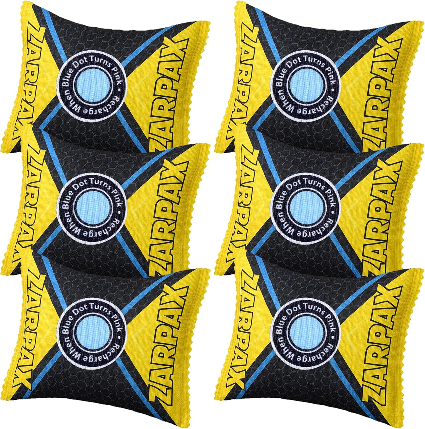 4.4 oz/125g Rechargeable Desiccant Packs Dehumidifier Bag - 6 Pack - Moisture Absorbers For Safes