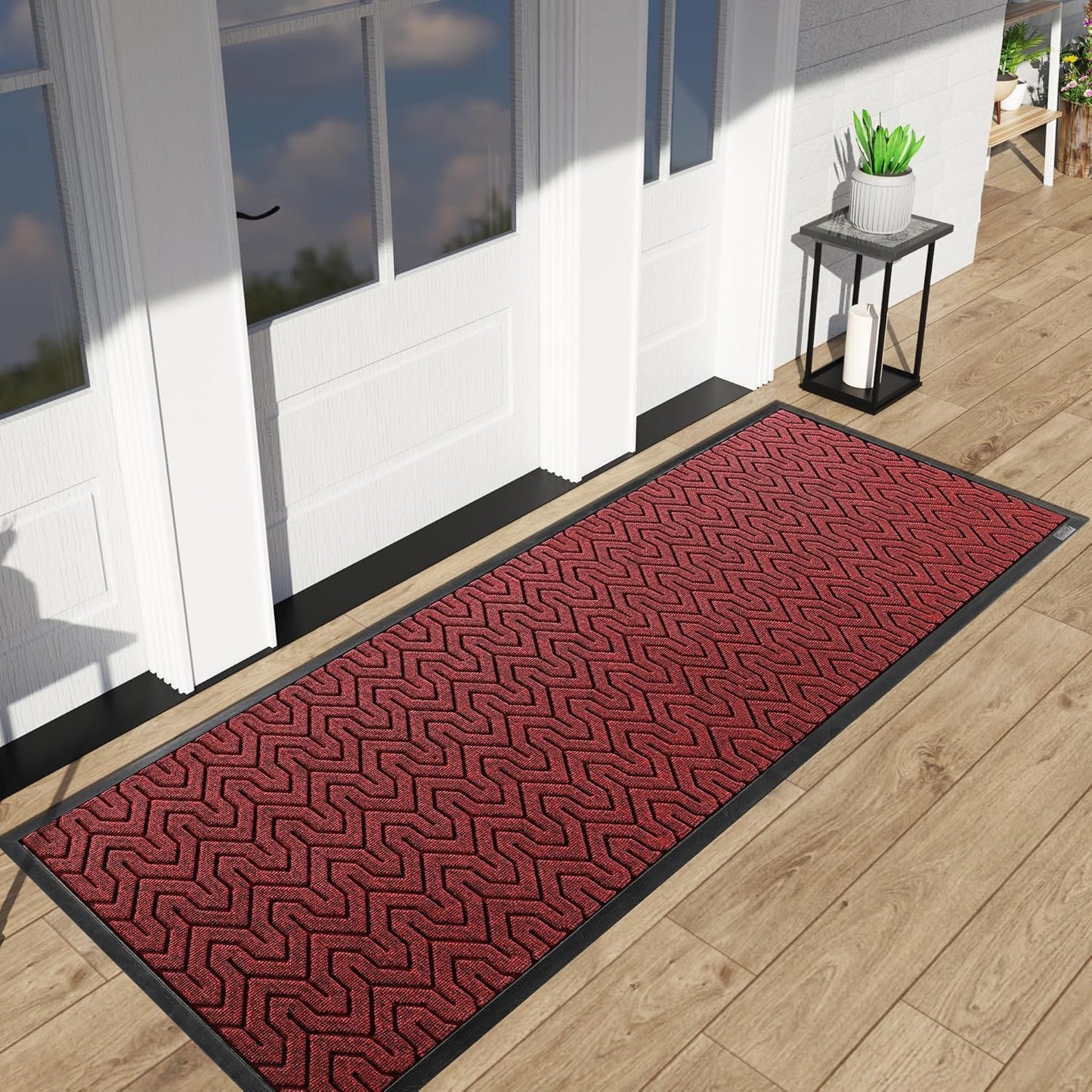 Yimobra 72x24 Indoor Outdoor Runner Rug, Heavy-Duty Waterproof Entrance Mat for High Traffic Areas