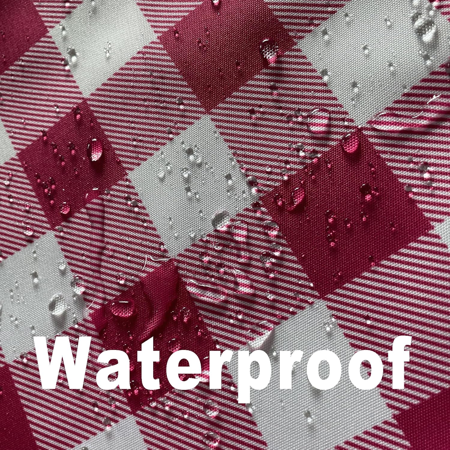 Classic Gingham Buffalo Tablecloth Fabric - Oblong 58x144 Inch Water Proof Checkered Table Cloth