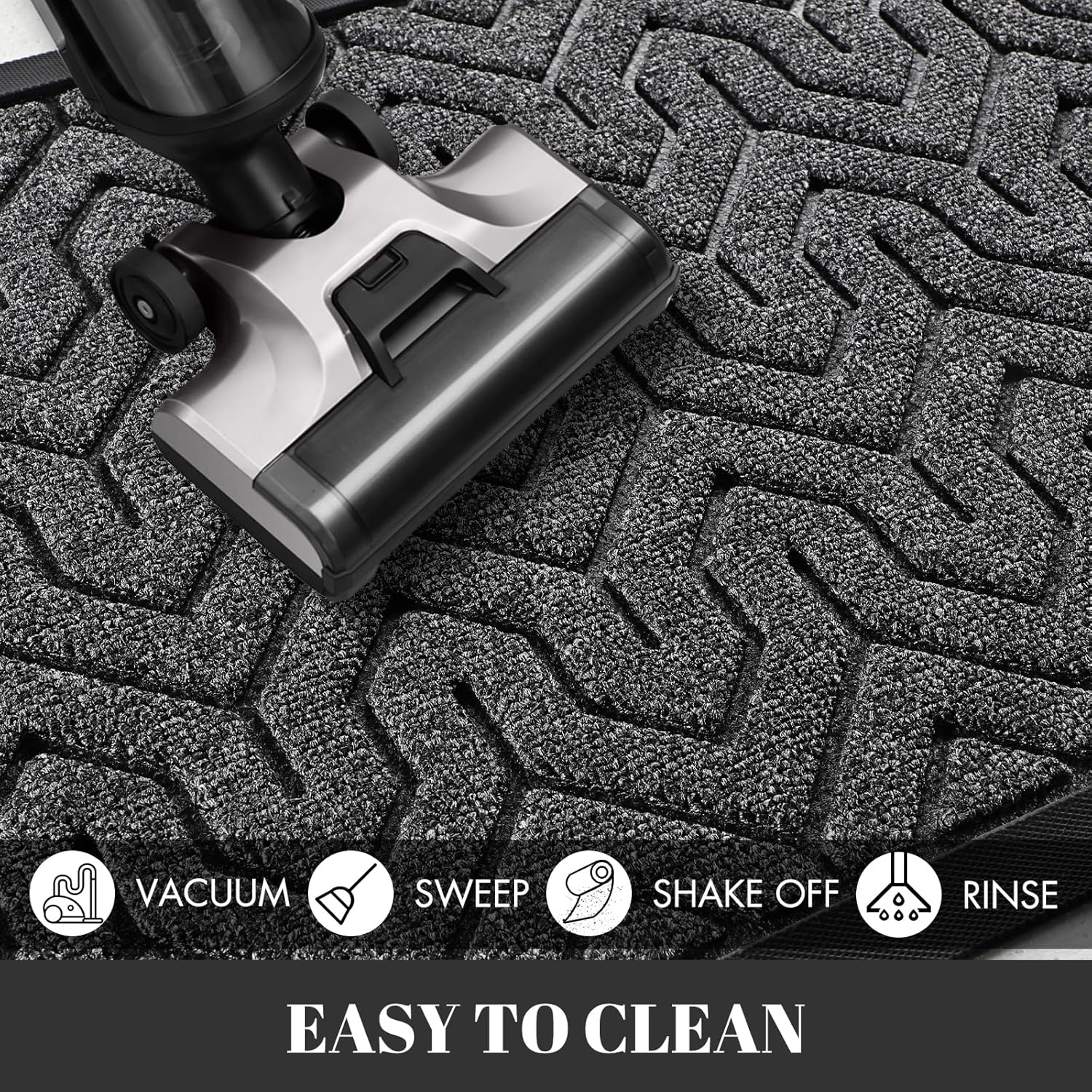 Yimobra Extra Large Door Mat Outside Entrance 60x32, Waterproof Heavy Duty Outdoor Mats for Front