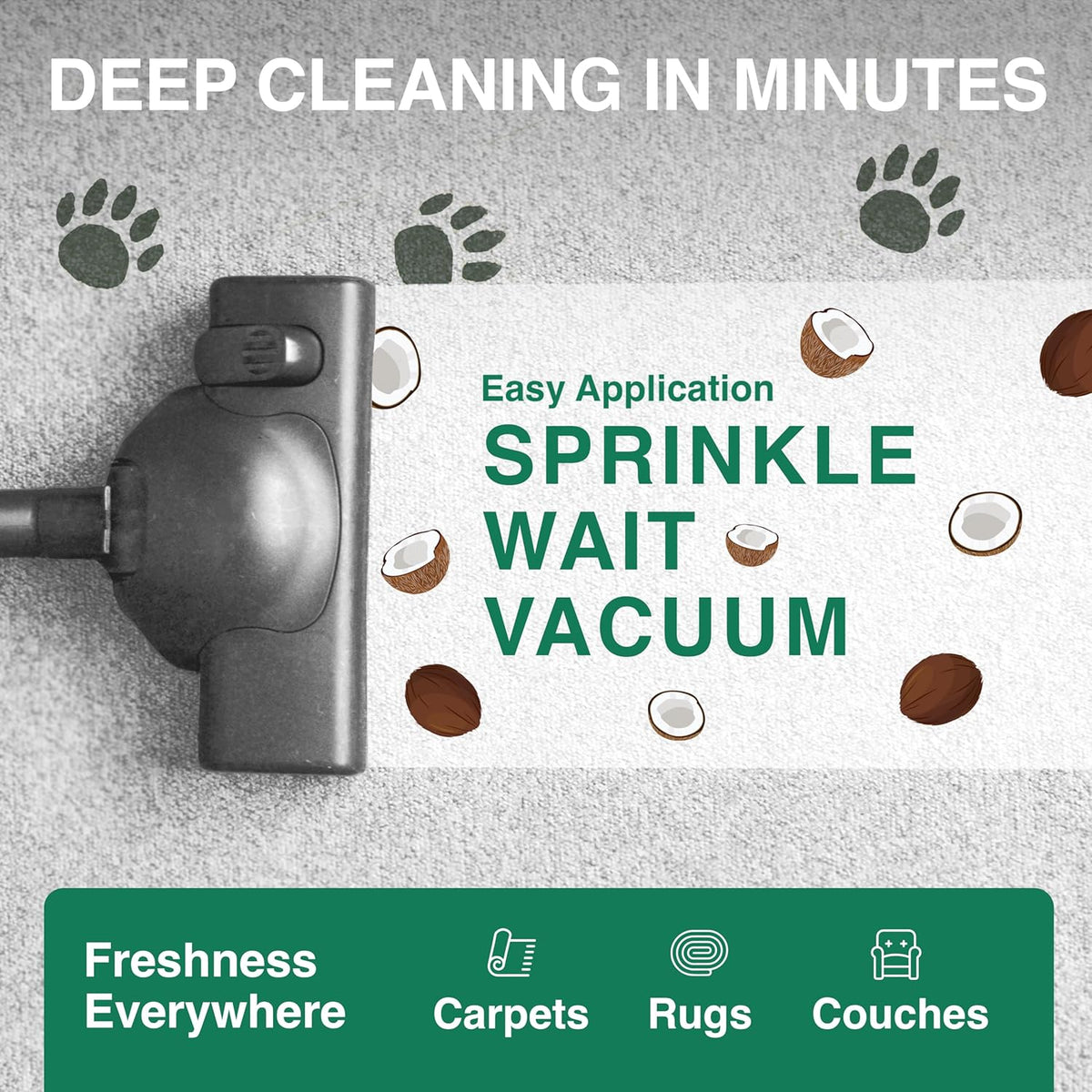 Good Natured Brand | Carpet Deodorizer & Freshener Powder | 31 oz Pet Odor Eliminator for Strong