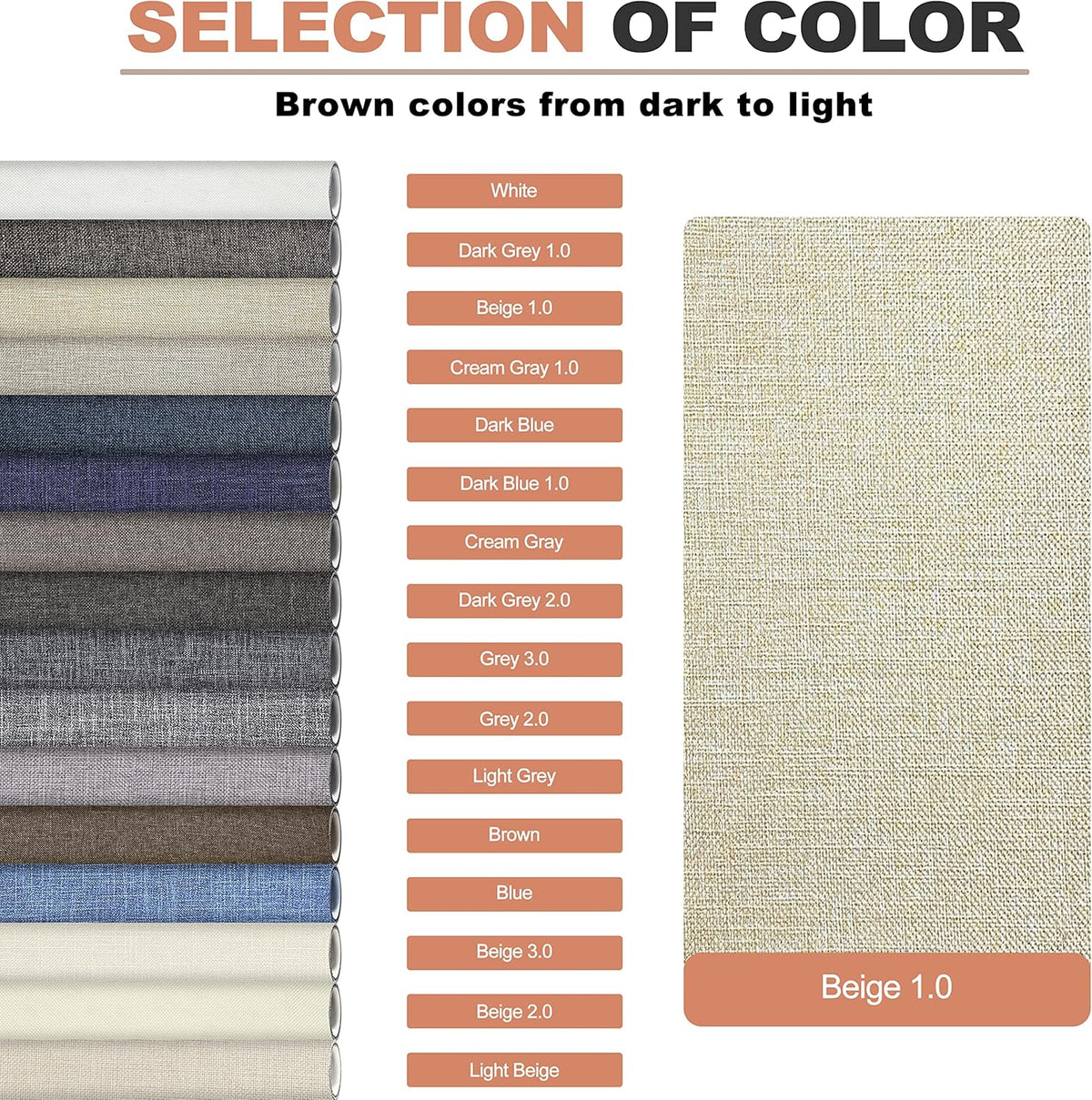 Coarse Linen Repair Patches, Self-Adhesive Linen Fabric Patches, 12X40 inch Extra Size, Multi