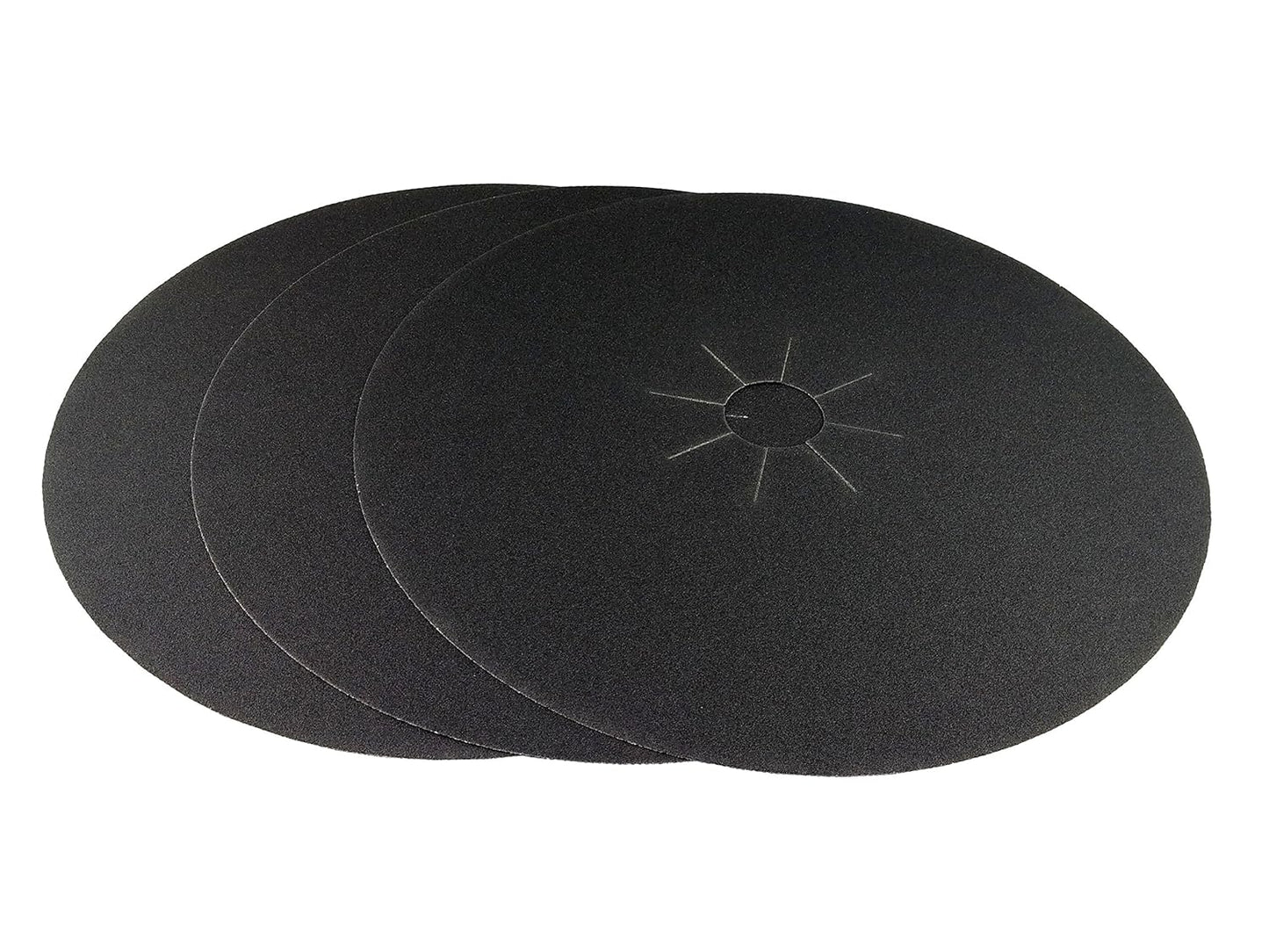 STARCKE Premium 16" x 2" Silicon Carbide Slotted Edger Floor Sanding Discs | for Glass, Metal