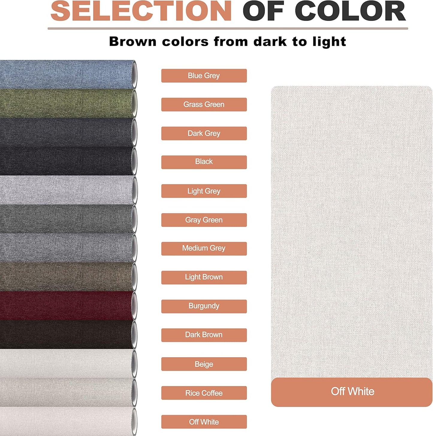 Fine Linen Repair Patches, Self-Adhesive Linen Fabric Patches, 12X40 inch Extra Size, Multi Color