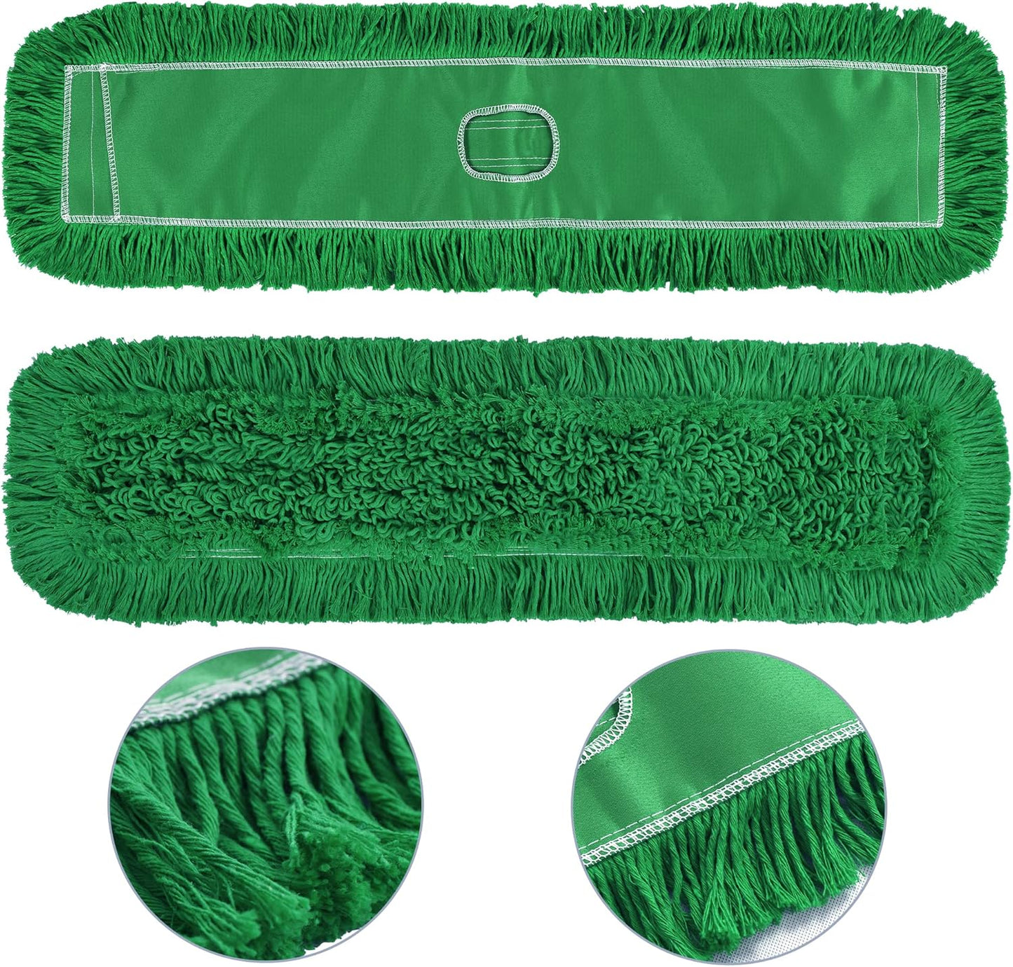 Matthew Cleaning 36'' Industrial Strength Cotton Dust Mop Refill Washable Replacement Heads for