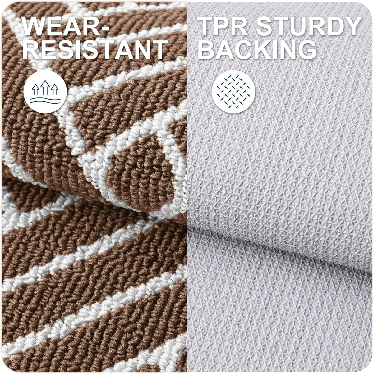 OLANLY Indoor Door Mat, 36x24 Inch, Dirt Resistant and Absorbent, Non-Slip Rubber Backing Floor