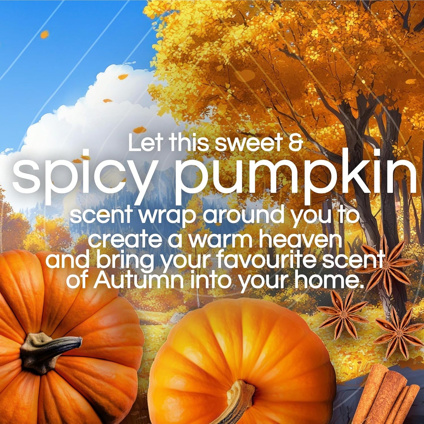 Air Wick Plug in Scented Oil Refill, 5 ct, Pumpkin Spice, Air Freshener, Essential Oils, Fall