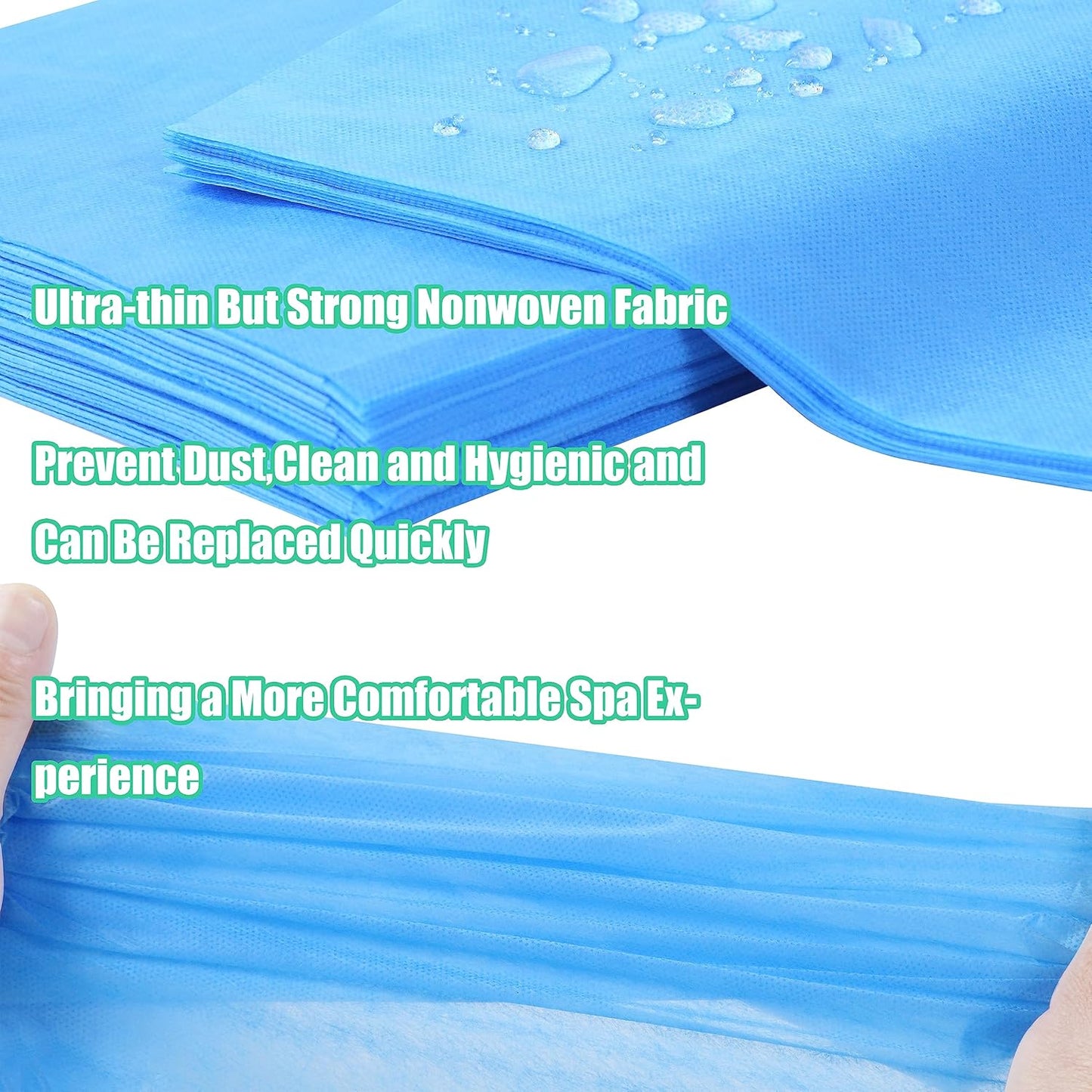 Disposable Bed Sheets for Massage Table 200 Pcs 31" x 71" Waterproof Massage Table Sheets Soft Non