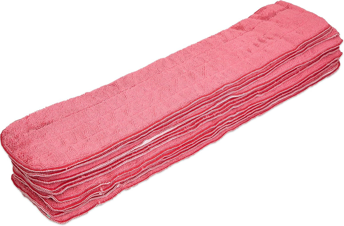 Arkwright Spray Mop Replacement Pads - (Case of 120) Bulk Microfiber Flat Dry and Wet Refill Mop