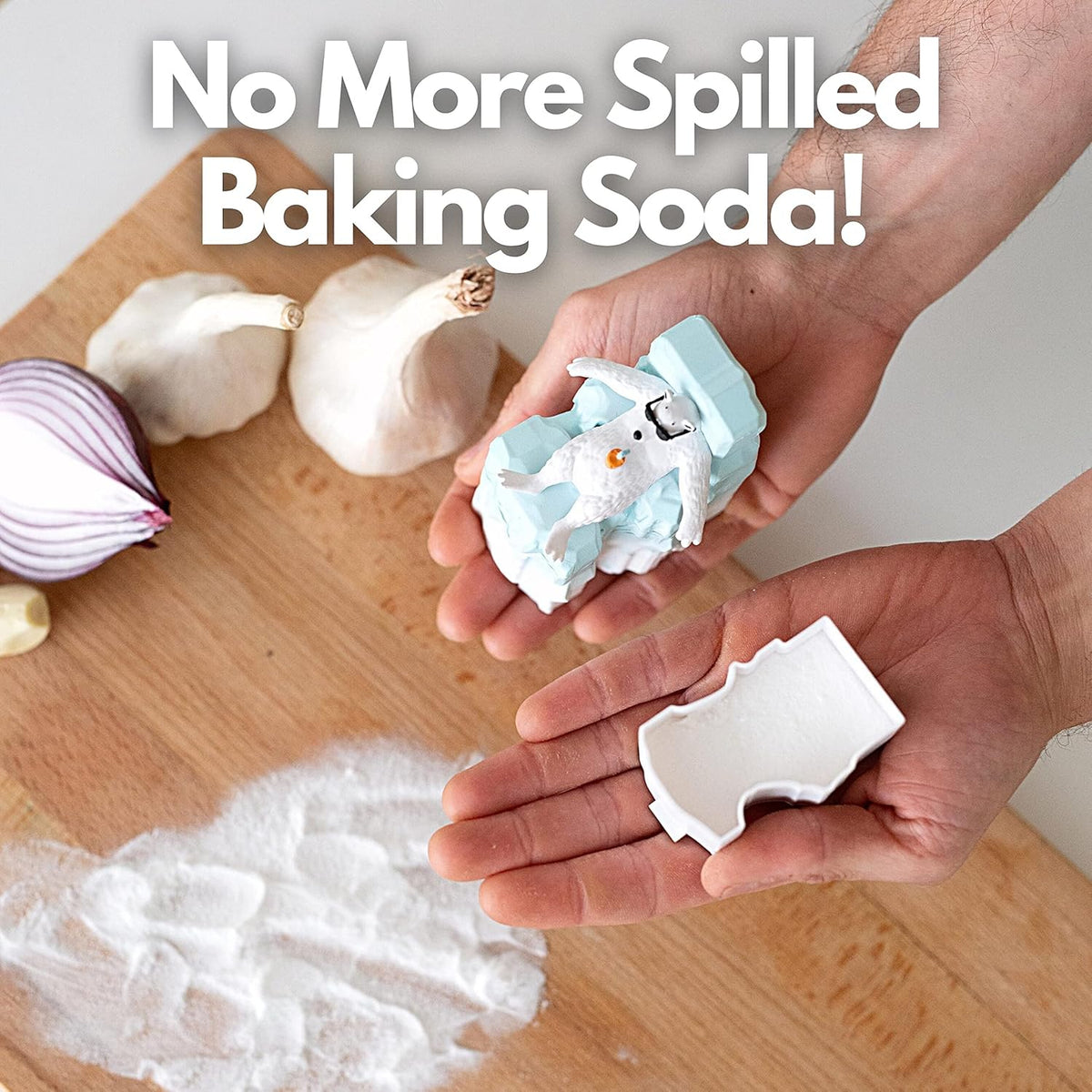Joe Snow Fridge Baking Soda Deodorizer - Baking Soda Container | Baking Soda for Fridge and Freezer