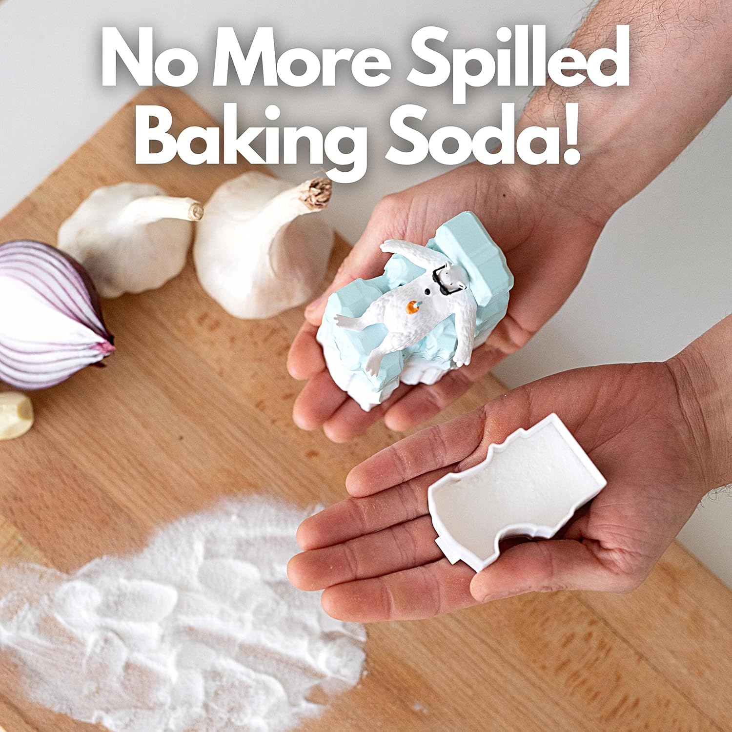Joe Snow Fridge Baking Soda Deodorizer - Baking Soda Container | Baking Soda for Fridge and Freezer
