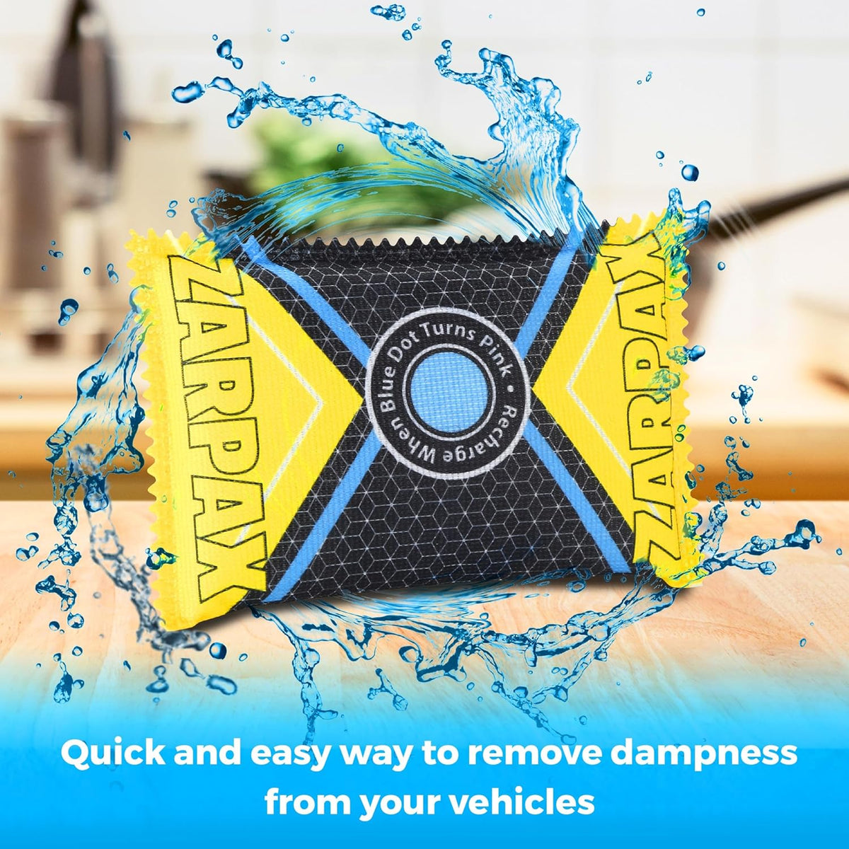 4.4 oz/125g Rechargeable Desiccant Packs Dehumidifier Bag - 12 Pack - Moisture Absorbers For Safes