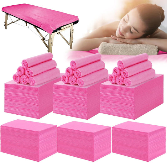 600 Pcs Disposable Bed Sheets 31" x 71" Massage Table Sheets Non Woven Fabric SPA Bed Cover
