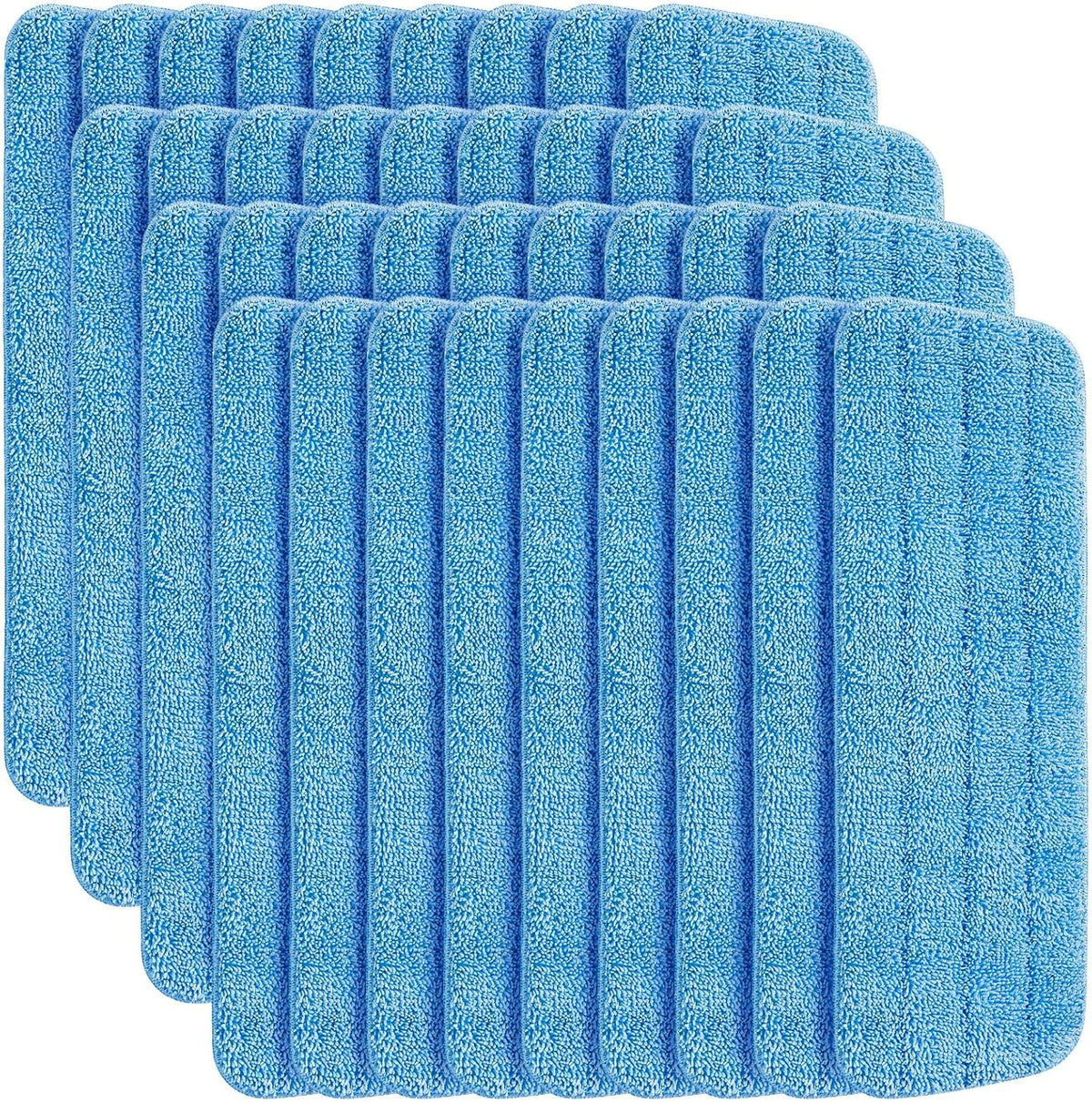 24 Pack Microfiber Mop Pad, Spray Mop Replacement Heads for Wet Dry Mops, Machine Washable Reusable