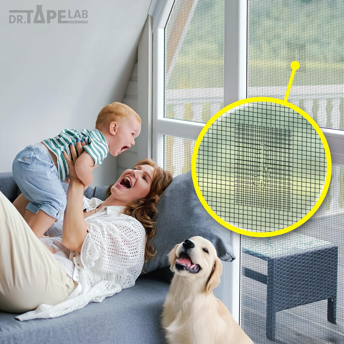 Black Window Screen Repair Tape, 4 in X 15 FT, Screen Repair Kit for Windows or Doors, Strong