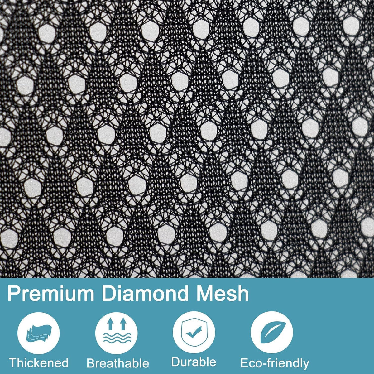 Polecasa Diamond Mesh Laundry Bags, 24 x 36 inches Heavy Duty Mesh Laundry Bag with ID Tag and